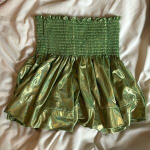Shiny green queen of sparkles shorts xs new without tags!!💚💚